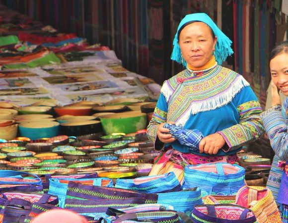 Le marché coloré des montagnes de Bac Ha