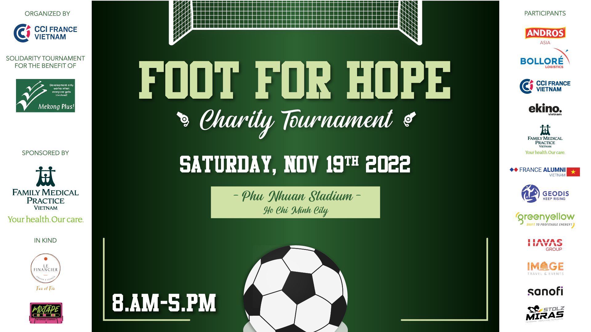 Tournoi de football: Foot for Hope 2022