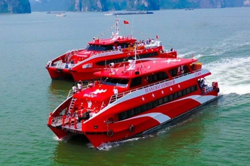 barco rápido Halong Cat Ba