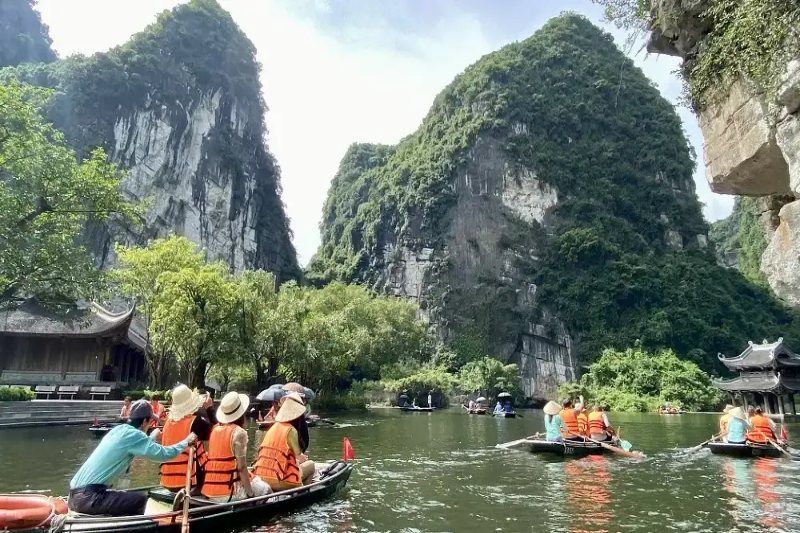 Faire kayak au coeur de Trang An Ninh Binh(vol direct de Milan à Hanoï) 