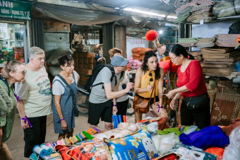 team building au Vietnam, au marché